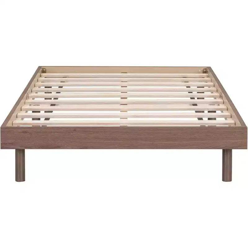 Twin Bed Frame, Floating Platform Bed Frame with Modern Design, Twin Size Particle Board Bed Frame, No Box Spring Needed, Easy Assembly