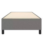 Bed Frame Dark Grey Fabric (100% polyester), plywood, engineered wood