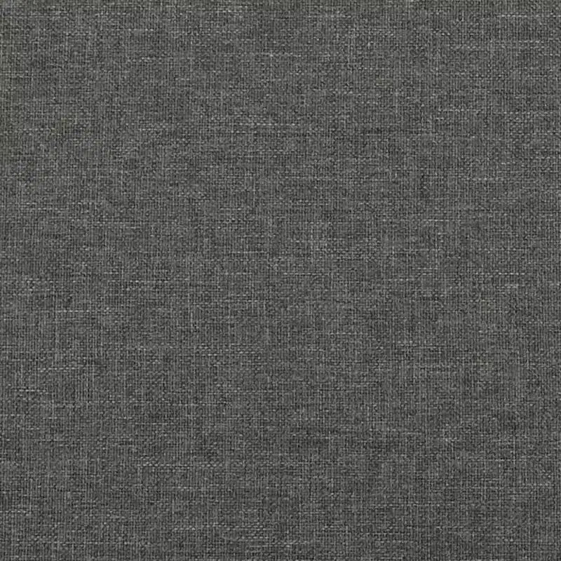 Bed Frame Dark Grey Fabric (100% polyester), plywood, engineered wood