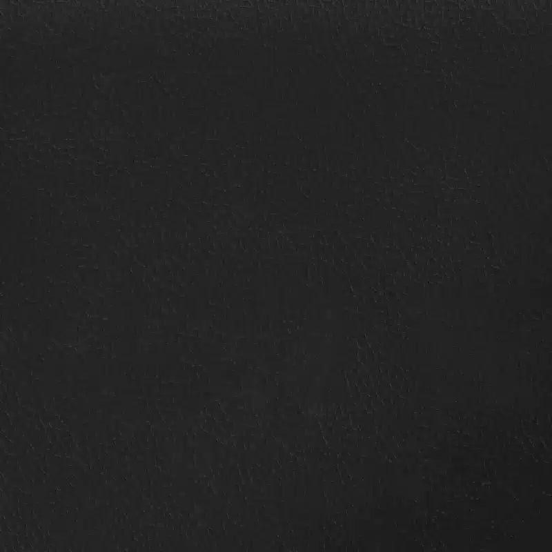 Bed Frame Black Faux leather, plywood Twin XL Sturdy Bed Frame