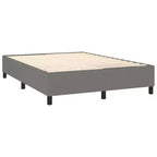 Bed Frame Dark grey 100% polyester fabric, plywood, engineered wood