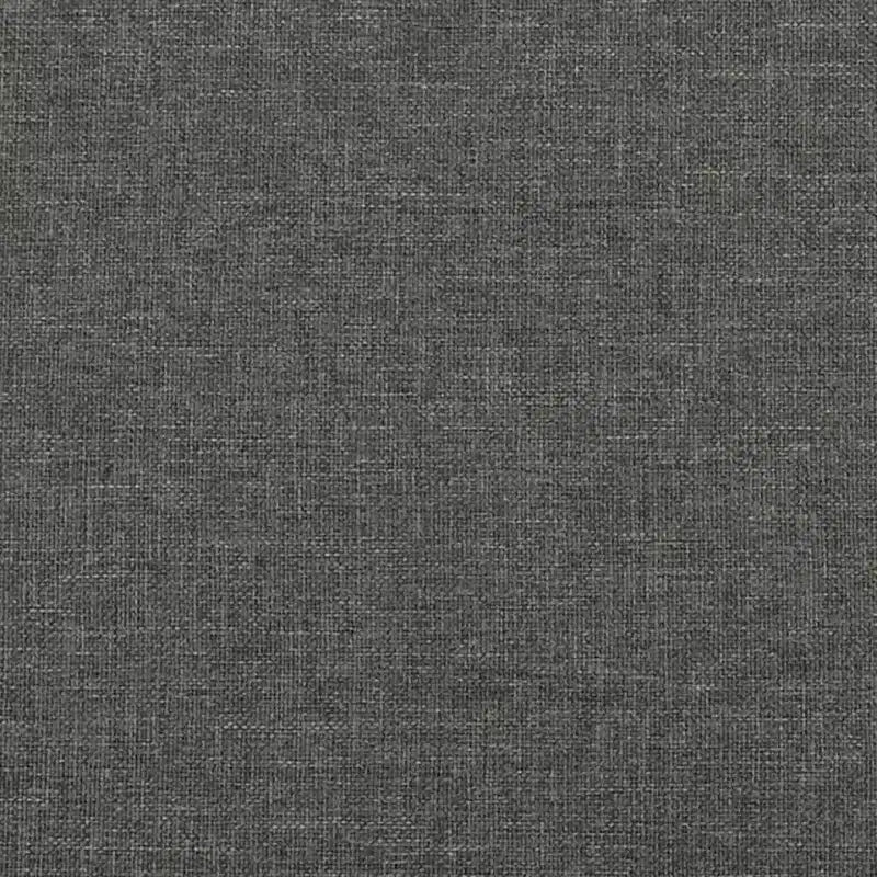 Bed Frame Dark grey 100% polyester fabric, plywood, engineered wood