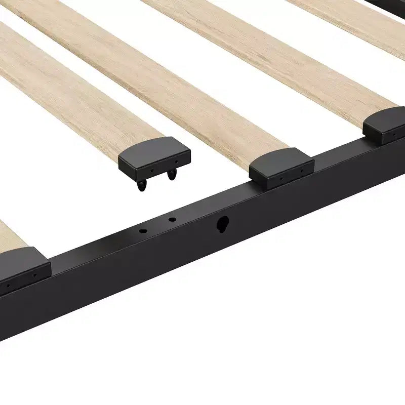 Upholstered Platform Bed Frame with Adjustable Headboard and Storage Drawers - Wooden Slats, No Box Spring Needed, Modern Bedroom Furniture