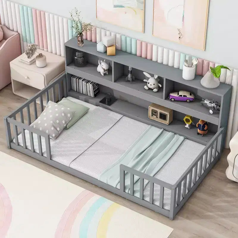 Twin Bed Frame No Box Spring Needed Noise-Free Design Heavy-Duty Metal