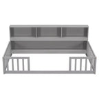 Twin Bed Frame No Box Spring Needed Noise-Free Design Heavy-Duty Metal