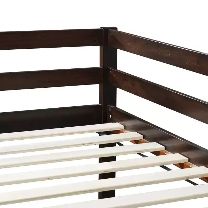 Queen Bed Frame Upholstered Velvet Lumbar Support Noise-Free Design