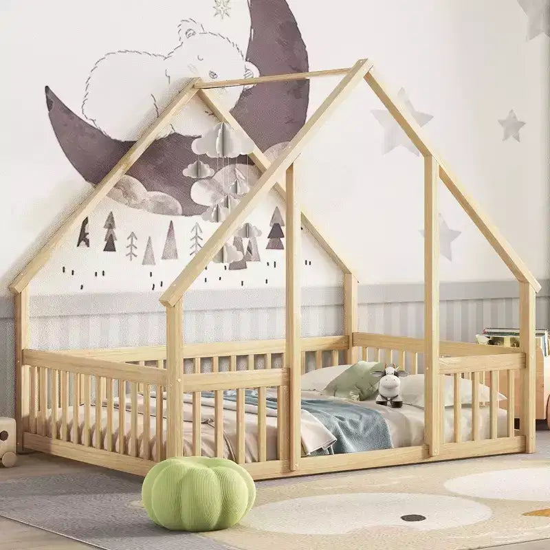 MAYEERTY Queen Bed Frame Under-Bed Storage Noise-Free Design Heavy-Duty Metal