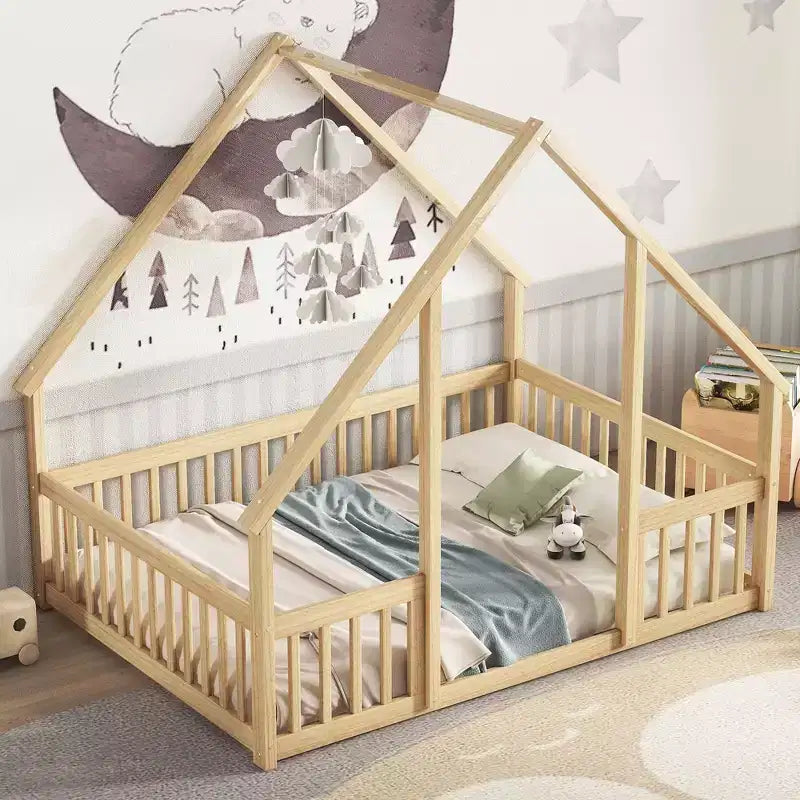 Queen Bed Frame Under-Bed Storage Noise-Free Design Heavy-Duty Metal