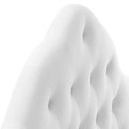 Sovereign-hoofdbord voor queensize bed, met ruitvormige knopen en slijtvast fluweel