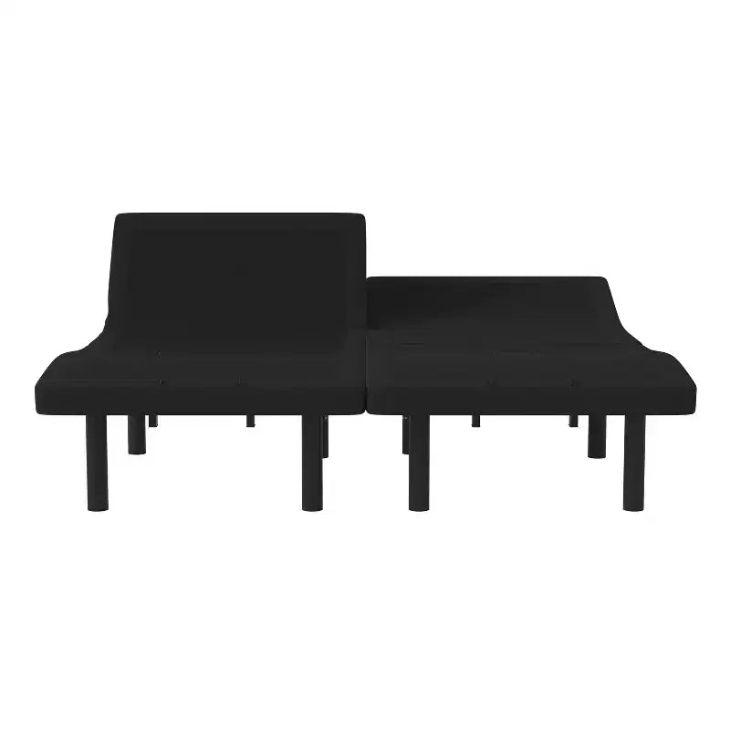 Selene Adjustable Upholstered Bed Base with Wireless Remote, Three Leg Heights, & Independent Head/Foot Incline