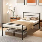 Metallbettgestell für Einzelbett, Matratzenunterbau, kein Lattenrost erforderlich