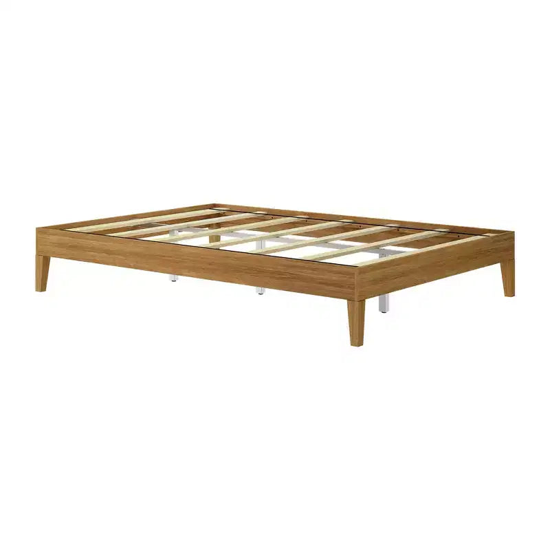 Solid Wood Queen Platform Bed Frame