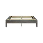 Struttura letto queen size a piattaforma in legno massello